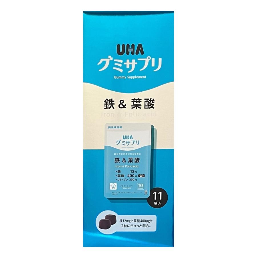 UHAグミサプリ UHA味覚糖 グミサプリ鉄&葉酸 220粒 110日分 UHAグミサプリ UHA味覚糖 グミサプリ鉄&葉酸 220粒 110日分