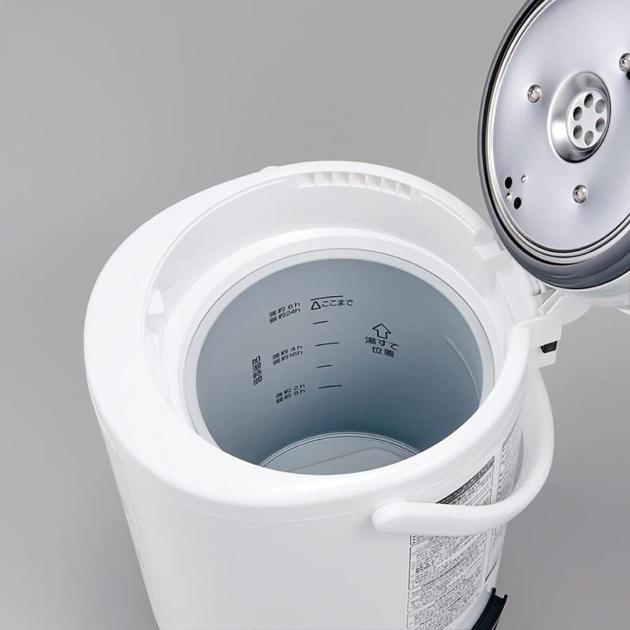 象印（ZOJIRUSHI） スチーム式加湿器 3.0L ホワイト EE-RQ50-WA