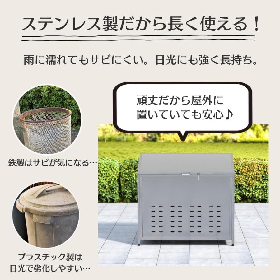 ゴミ箱 屋外 ゴミステション 大きい カラス除け ゴミ荒らし防止 ゴミ箱 屋外 ゴミステション 大きい カラス除け ゴミ荒らし防止