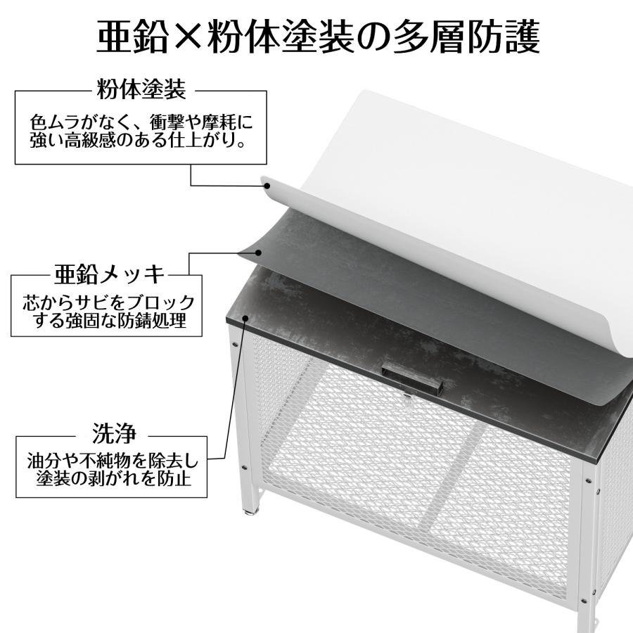 ゴミステーション ゴミ箱 ごみ収集ボックス ゴミ保管庫 屋外 215L