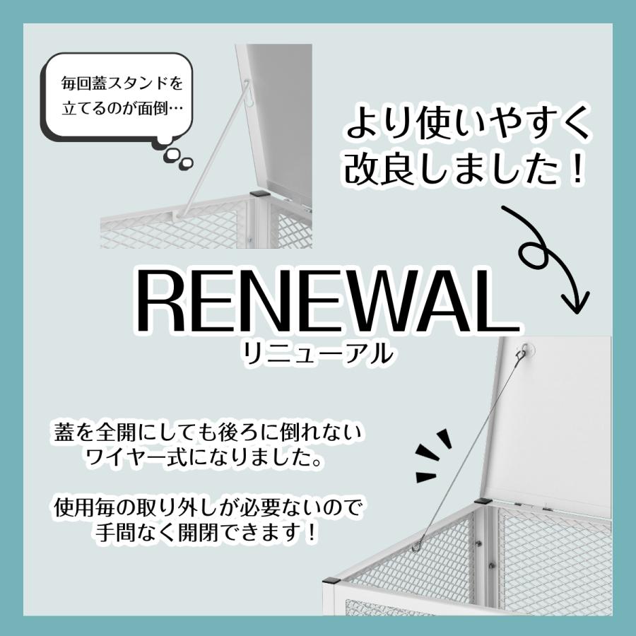 ゴミステーション ゴミ箱 ごみ収集ボックス ゴミ保管庫 屋外 ふた付き