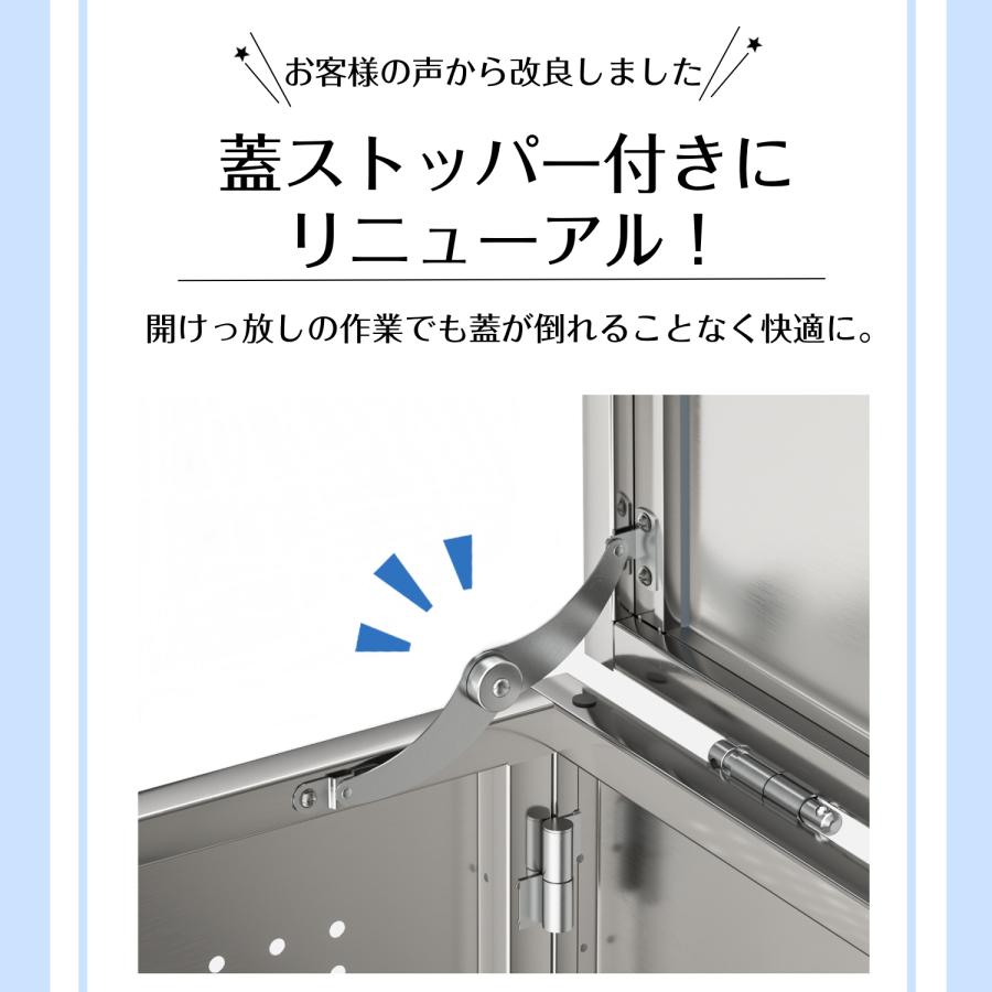 ごみ収集ボックス ゴミ箱 ゴミステーション 組立式 350L 屋外 大きい