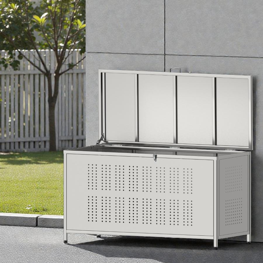 ごみ収集ボックス ゴミ箱 ゴミステーション 組立式 350L 屋外 大きい