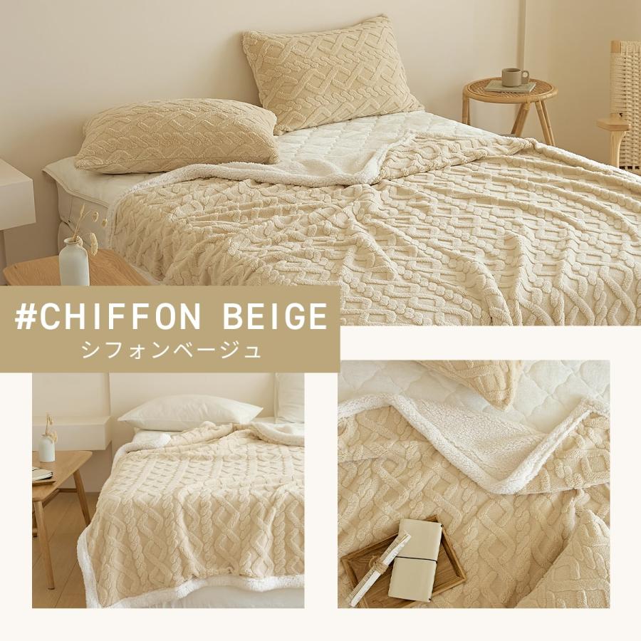 COYOLI 【お得な2枚セット】ブランケット ひざ掛け 70×100 ケーブル