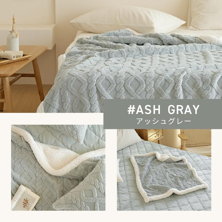 COYOLI 【お得な2枚セット】ブランケット ひざ掛け 70×100 ケーブル