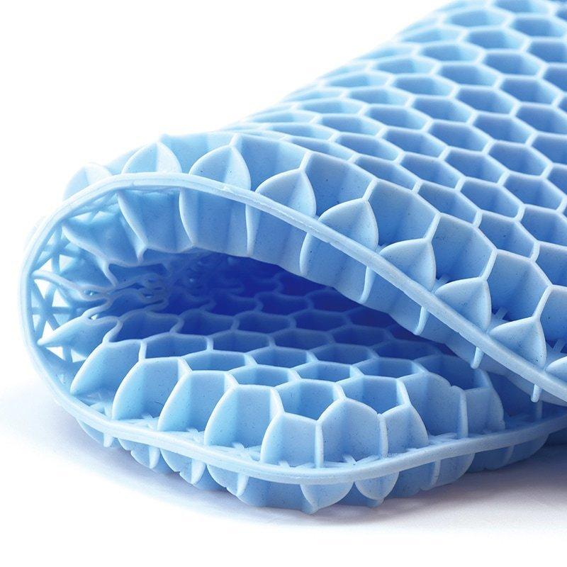 ゲルクッション 円座 カバー付き ハニカム構造 ジェルクッション