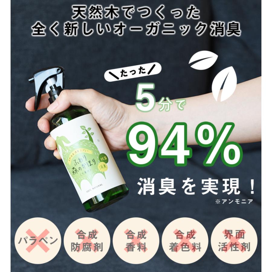 ペット用 ふわり森のかほり 消臭スプレー 300ml 消臭 犬用 猫用 天然