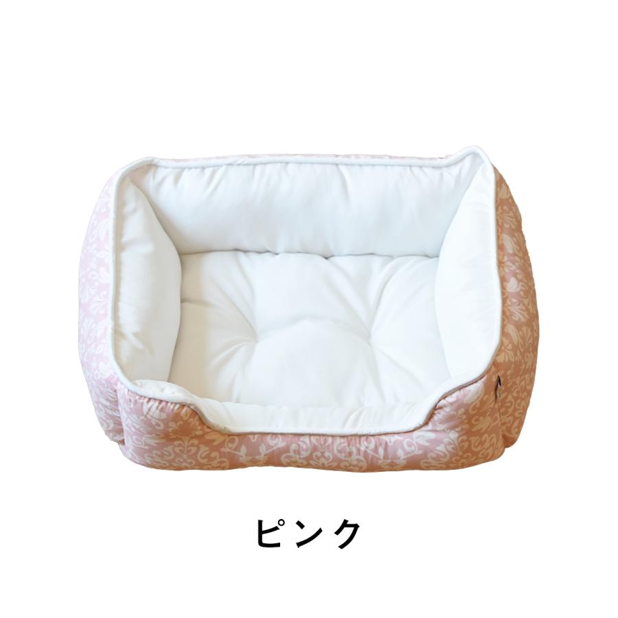 Bowser's Pet Productsダマスク柄 ペット用ベッド ダマスク柄 ペットベッド Mサイズ 小型犬 中型犬 オールシーズン