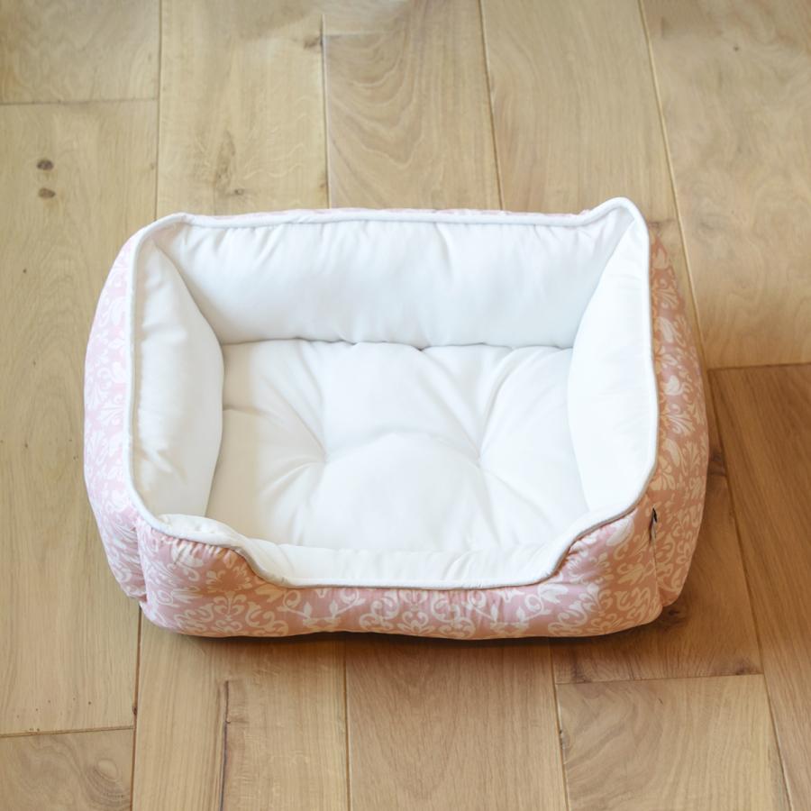 Bowser's Pet Productsダマスク柄 ペット用ベッド ダマスク柄 ペットベッド Mサイズ 小型犬 中型犬 オールシーズン
