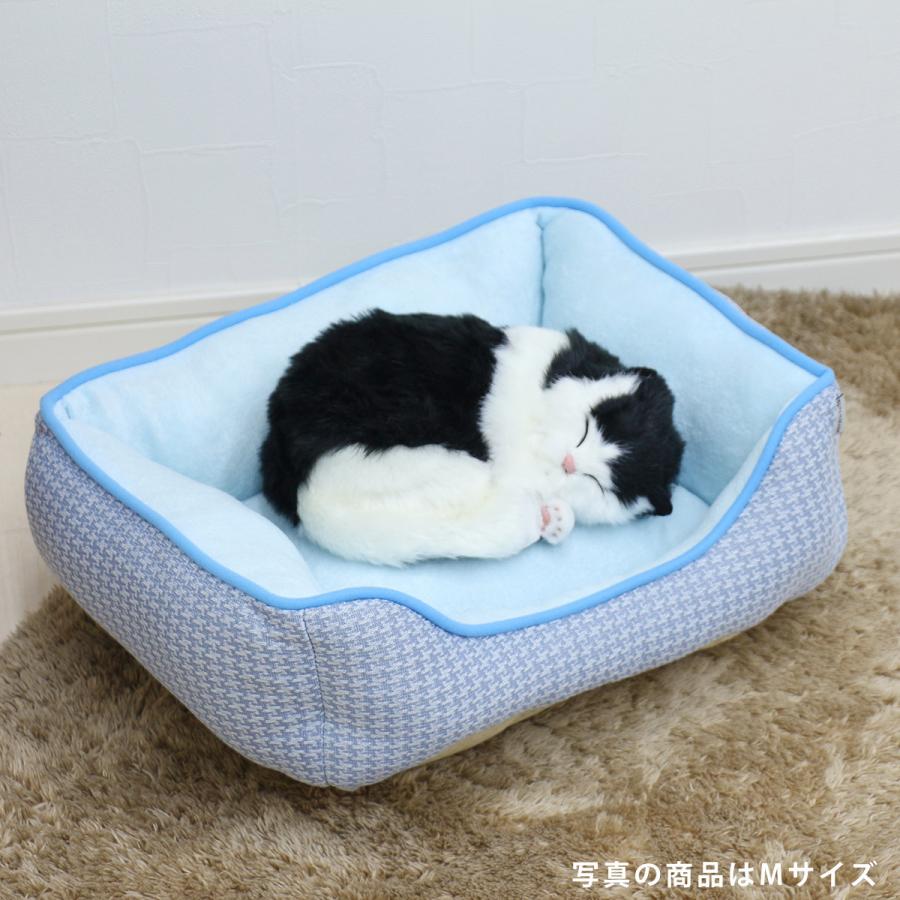通年 スクエア 千鳥格子 ペットベッド 小型 おしゃれ 洗える 猫 犬 夏