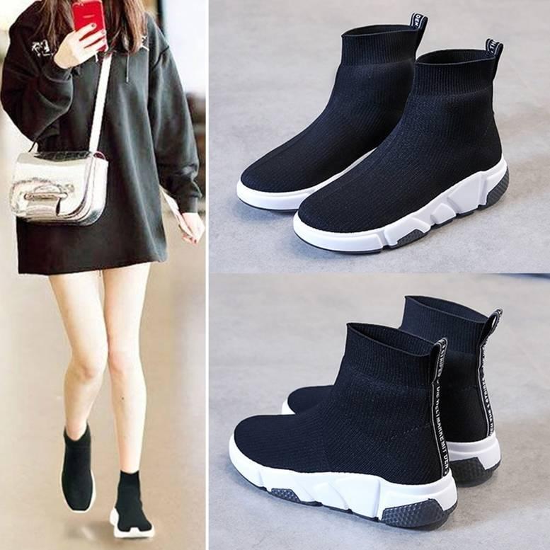 レディース ハイカットシューズ ハイカットスリッポンシューズ サイドゴア スニーカーショートブーツ シューズ 靴 レディースシューズ ブーツ 厚底 歩きやすい Dl0536 Minette インポートアパレル 通販 Yahoo ショッピング