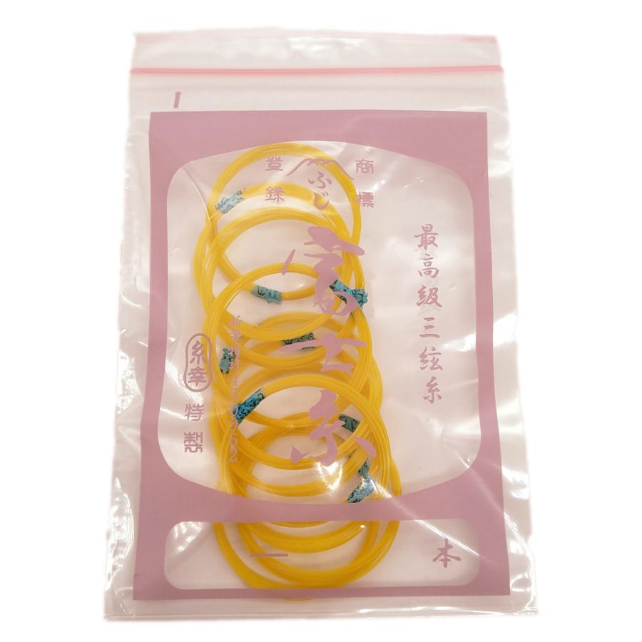 富士糸三の糸１４−３　三味線用絹糸（弦）１０本セット｜minfuu
