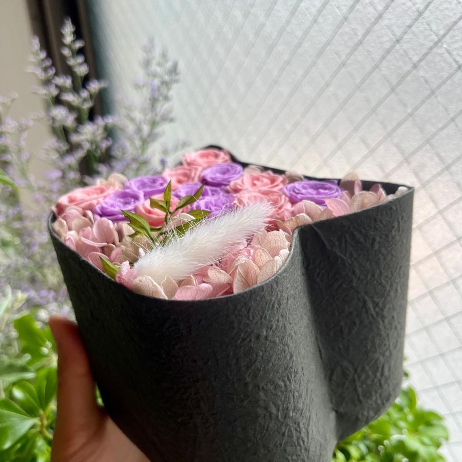 ねこばこ Grace グレース プリザーブドフラワー オリジナル 猫型 フラワーボックス 個性派 大人かわいい オシャレ 猫ギフト |  | 07