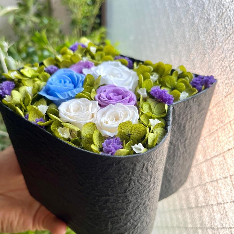 ねこばこ Sora 空 プリザーブドフラワー オリジナル 猫型 フラワーボックス 個性派 大人かわいい おしゃれ 猫ギフト |  | 07