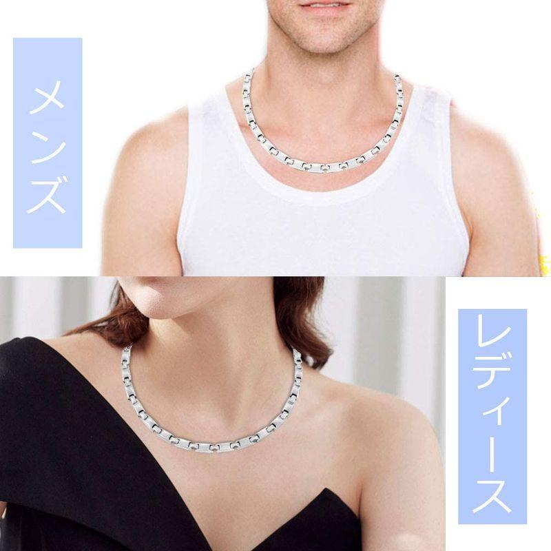 最高品質の N Nitrolube ヘマタイト ネックレス メンズ レディース ステンレス ジュエリー シルバー 約45cm ネックレス ペンダント Www Dancamacae Com Br