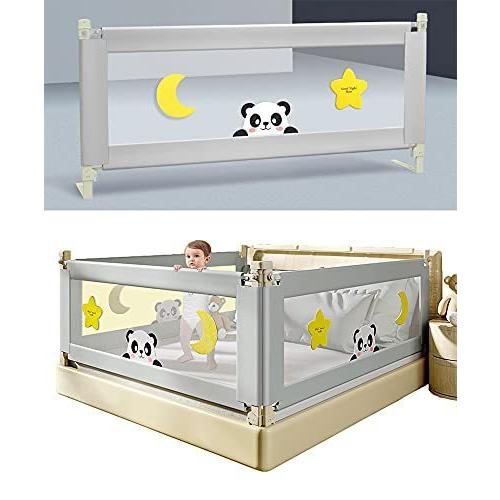 新着商品 Luddy ベッドフェンス ベッドガード 分解式 サイドガード ベッド柵 組み立て式 収納便利 無添加素材 片側昇降 転 ベッドガード