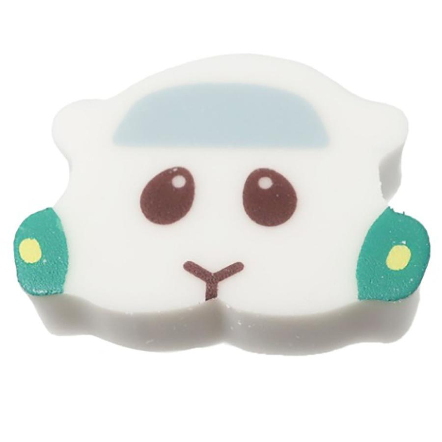 生活雑貨 消しゴム PUIPUI モルカー ダイカットケシゴム シロモ : Mini 