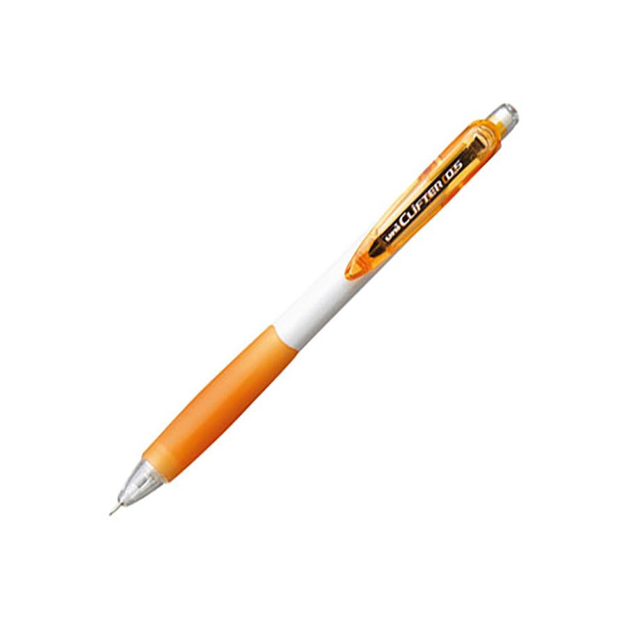 三菱鉛筆 シャープペンシル クリフター 0.5mm 白オレンジ M5118-W4