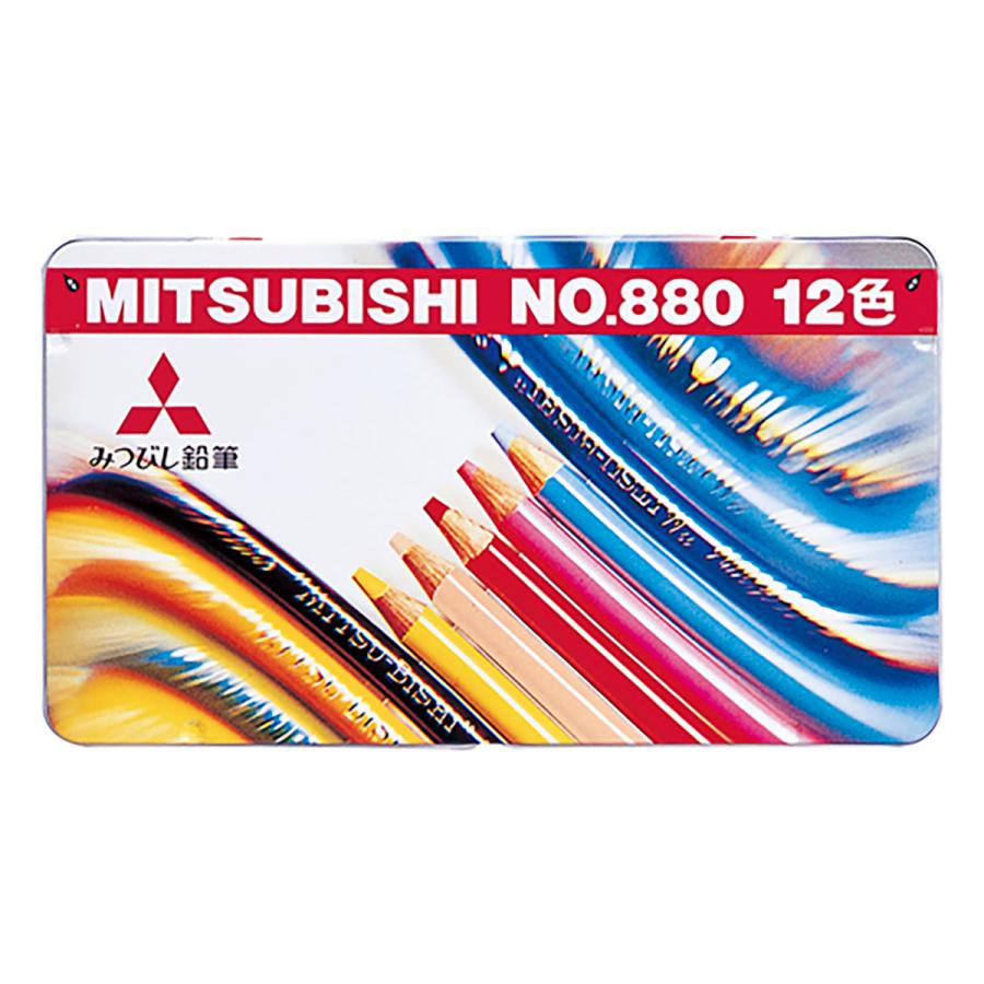 三菱鉛筆 色鉛筆 880 ワイド12色 : Mini-s - 通販 - Yahoo!ショッピング