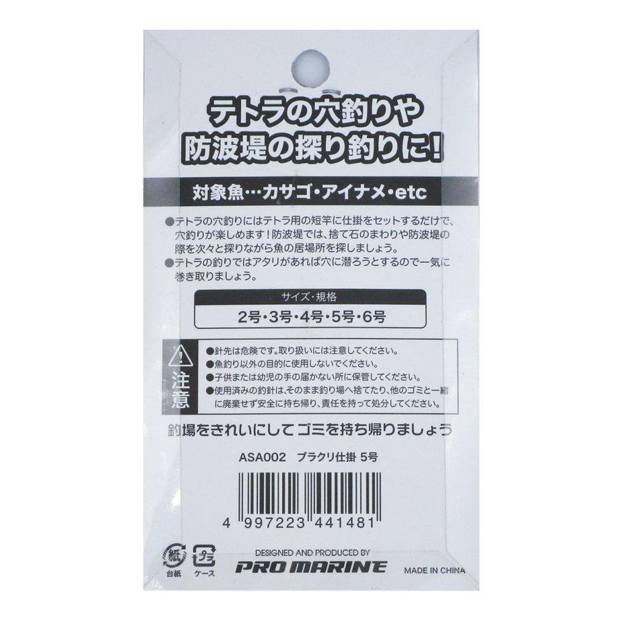 PRO MARINE (プロマリン) ブラクリ仕掛 5号 ASA002 : Mini-s - 通販 - Yahoo!ショッピング