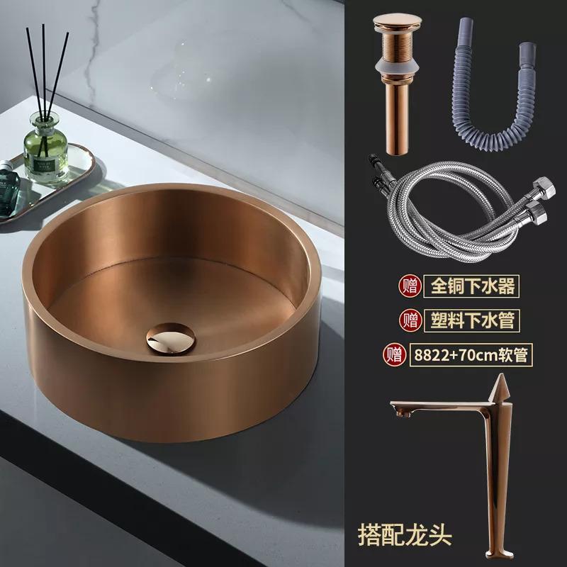 70 Off ステンレス鋼のシンクの形をした豪華な緑のブロンズシンクプラットフォーム 家庭用バスルーム洗面器 シンプルなシンク 経済的 シンプル 洗面台 浴室 浴槽 洗面所