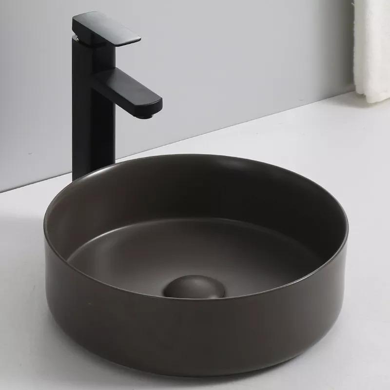 サイズ交換ｏｋ 洗面台 小さな黒いセラミックの丸い洗面器 シンプル 家の装飾 ホテルの洗面器 シンプル 浴室 浴槽 洗面所 Www Timbo Sc Gov Br