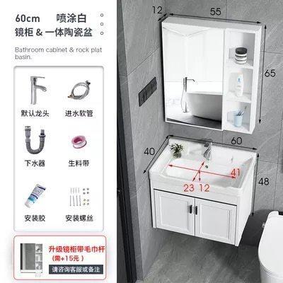 最新最全の シンプルなウォールマウント洗面台 小さな部屋 鏡付き家具 洗面台の組み合わせ シンプル 洗面台 浴室 浴槽 洗面所 Littleitalyphl Com