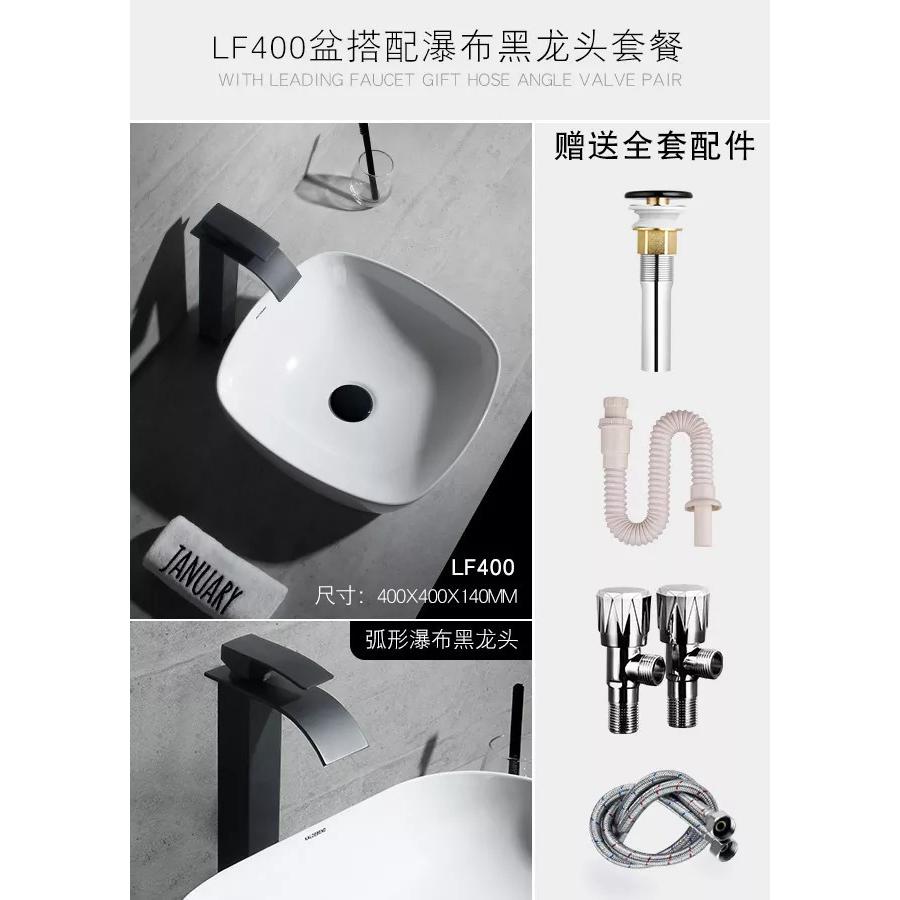 住宅設備 洗面台 洗面化粧台 Minimum北欧シンプルな超薄型テーブル浴室シンクセラミック洗面台バルコニー浴室洗面台大キッチン洗濯シンク現代