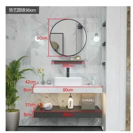 高価値 シンプルな大理石洗面浴室洗浄台北ヨーロッパ小さなアパート浴室キャビネットコンビネーション洗面台 シンプル 洗面台 浴室 浴槽 洗面所