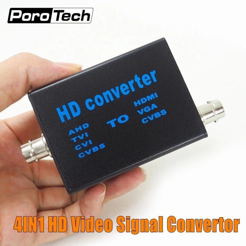 ファクトリーダイレクト4-in-1高解像度ビデオ信号コンバーターahd41、ahd/tvi/cvi/cvbs信号からhdmi/vga /cvbs信号への信号コンバーター HDMI変換アダプター - ilgaimportadora.com