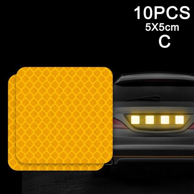 粘着性反射テープ 10個 車のドア接着剤 警告テープ a 0015 0000 Minimum Tokyo 通販 Yahoo ショッピング