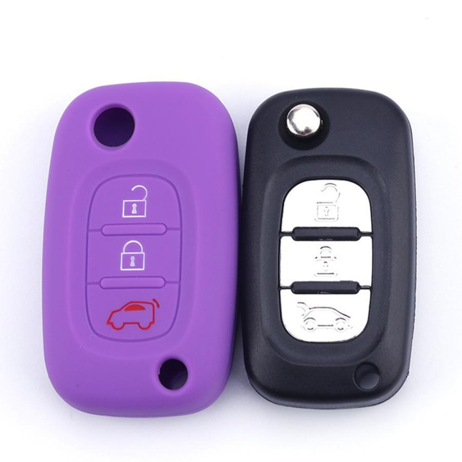 ルノーメガーヌ3,フルエンス,メルセデスベンツsmart fortwo 453 forfour用のシリコンキーケース,スキンホルダー,カーアクセサリー|mini-tokyo|03
