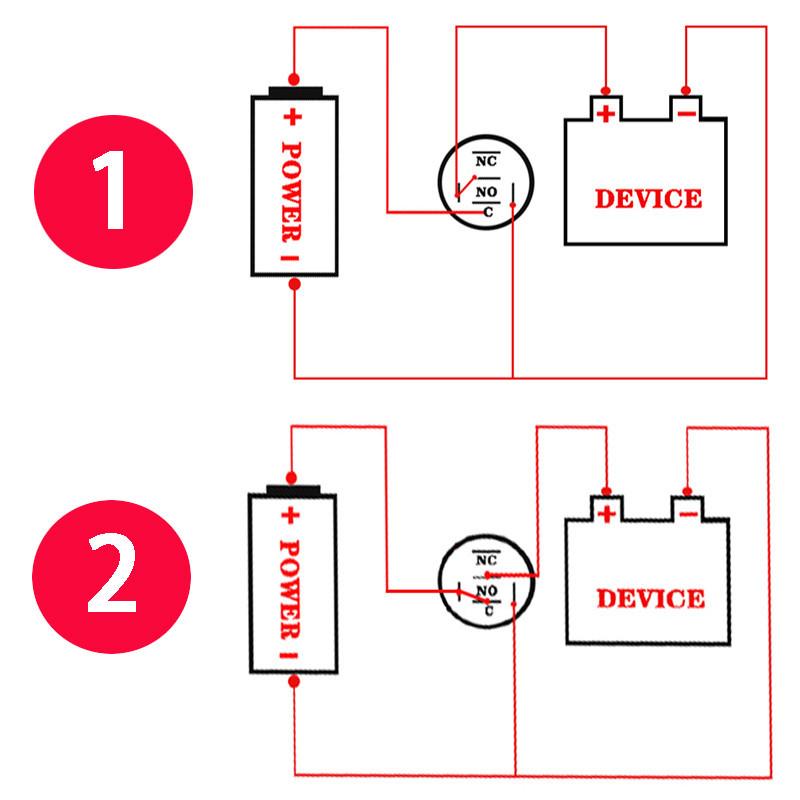 黒の押しボタンスイッチ,防水,ledライト,光沢のある金属,電源マーク付き,5v,12v,24v,12/16/19/22mm|mini-tokyo|03