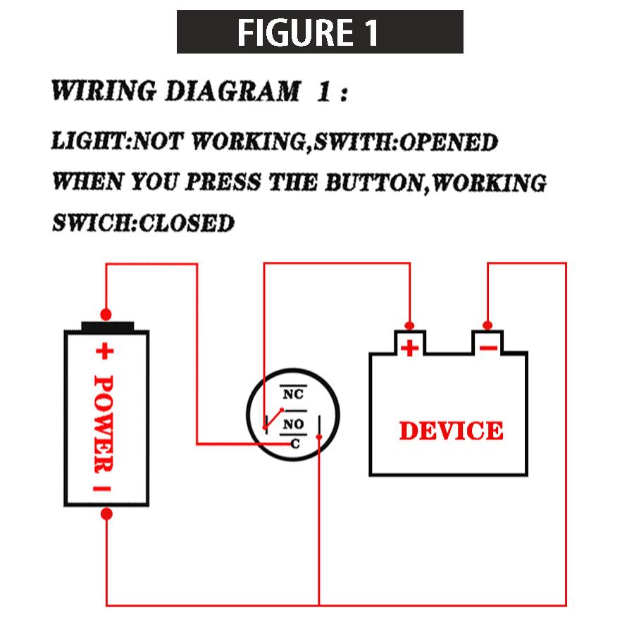 黒の押しボタンスイッチ,防水,ledライト,光沢のある金属,電源マーク付き,5v,12v,24v,12/16/19/22mm|mini-tokyo|08