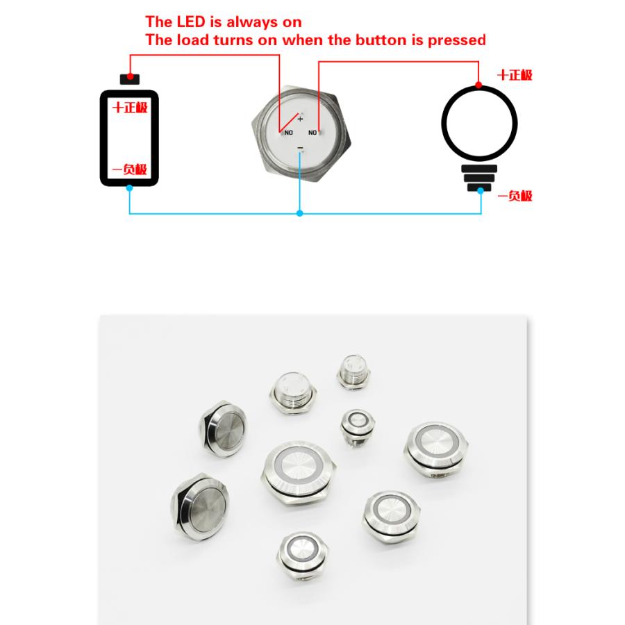 ステンレス鋼プッシュボタンスイッチショートスロー自己リモメンタリ12mm16mm19mm22mm25mm30mmledタッチエレベーターボタン :ccc202205271121-00435:Minimum Tokyo - 通販 - Yahoo!ショッピング ステンレス鋼プッシュボタンスイッチショートスロー自己リモメンタリ12mm16mm19mm22mm25mm30mmledタッチエレベーターボタン :ccc202205271121-00435:Minimum Tokyo - 通販 - Yahoo!ショッピング