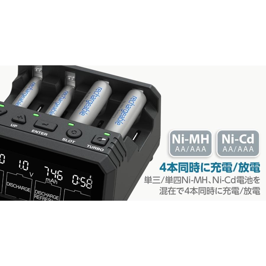 ハイテック 44308 AA/AAA チャージャー X4 アドバンス EX : グるグる