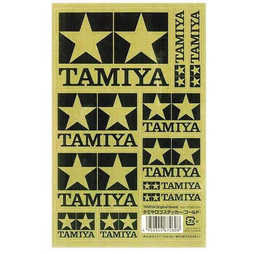 タミヤ 67260 ブランド品専門の 特価商品 タミヤロゴステッカー ゴールド