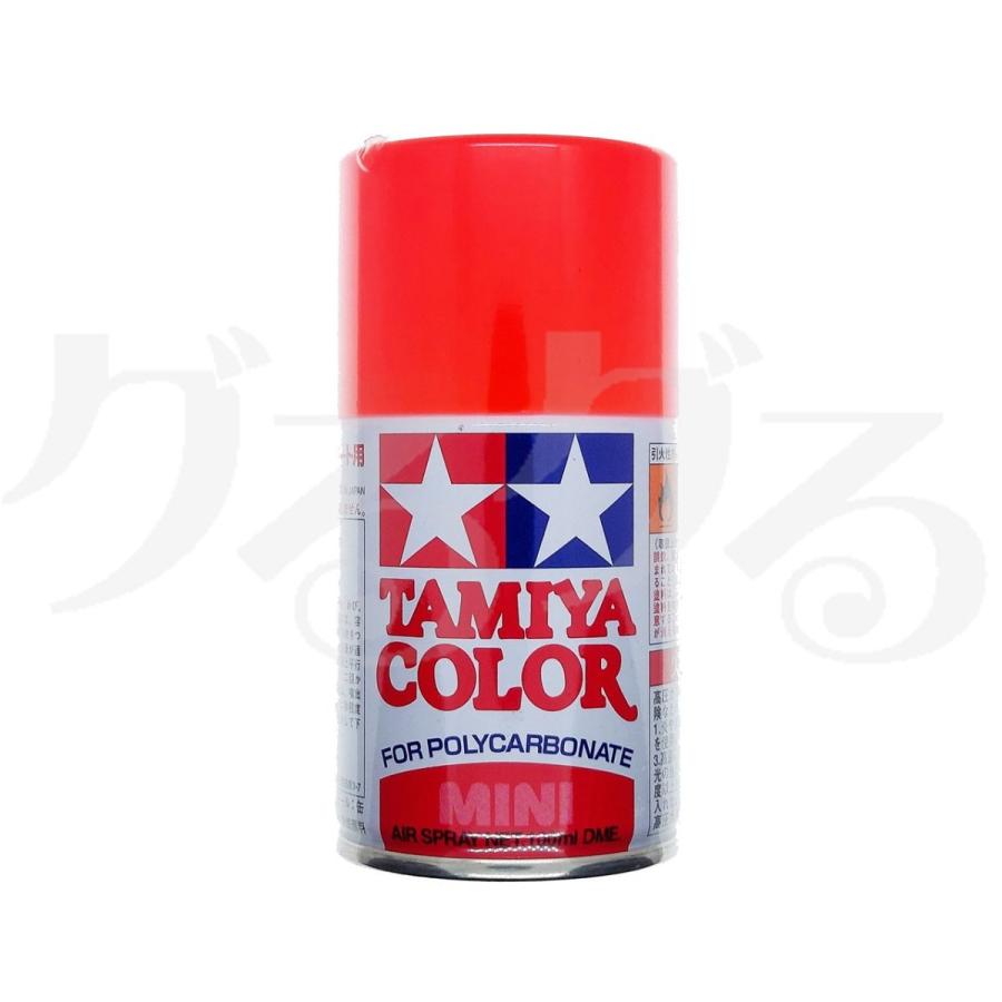 34枚 タミヤ（TAMIYA） 86020 ポリカーボネートスプレー PS-20 蛍光レッド
