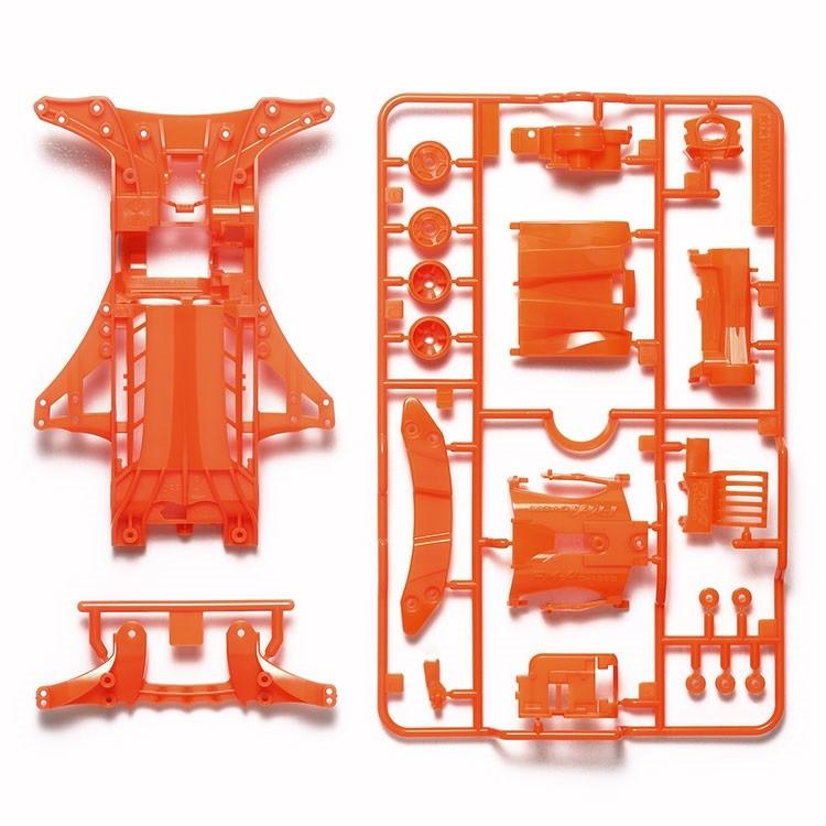 ミニ四駆 タミヤ 95509 FM-A蛍光カラーシャーシセット （オレンジ