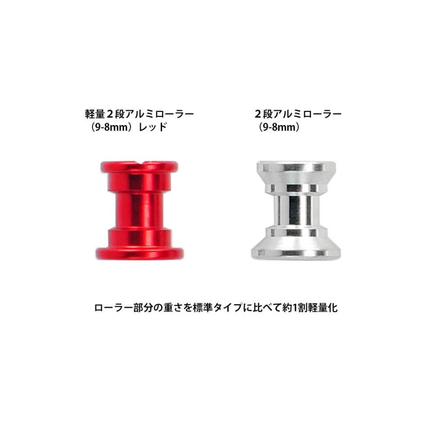 ミニ四駆 タミヤ 軽量2段アルミローラーセット 9 8mm レッド ミニ四駆ステーション グるグる 通販 Yahoo ショッピング