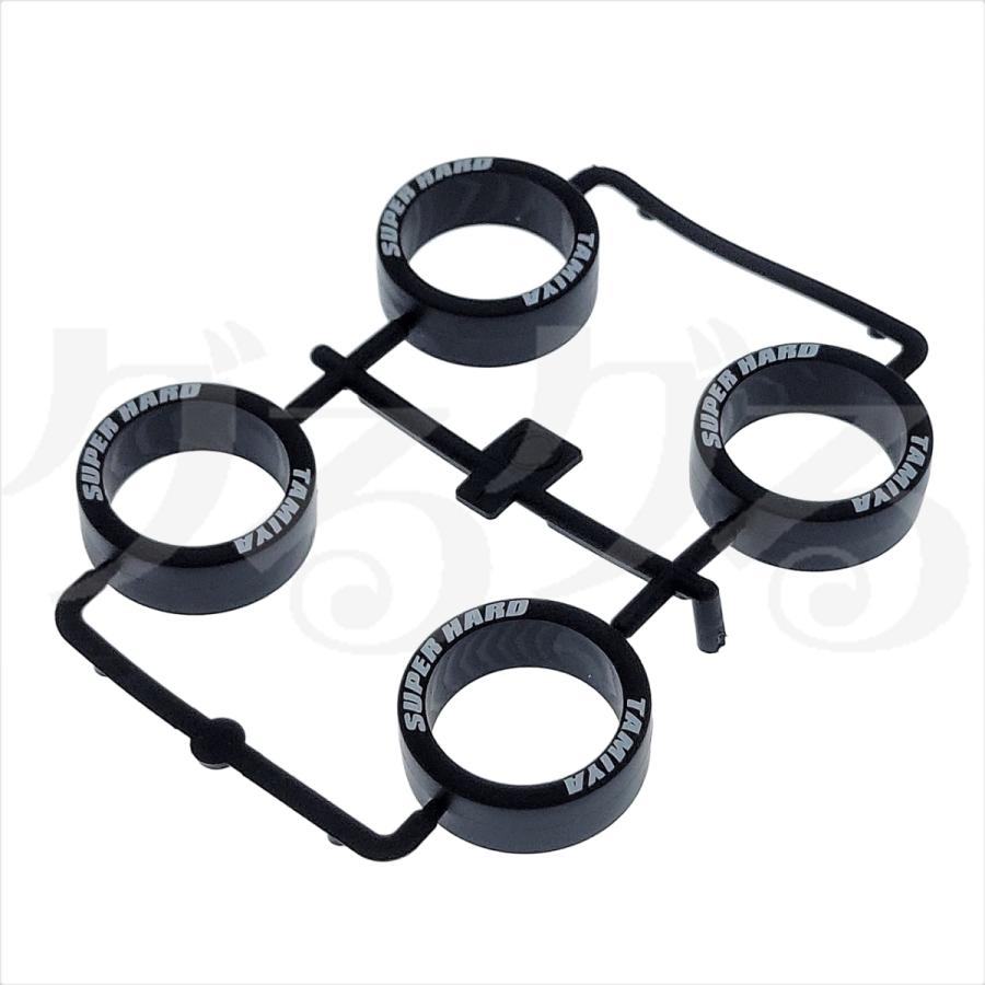 ミニ四駆 タミヤ 【Cパーツ・通常ロゴ】小径ローハイトタイヤ スーパー