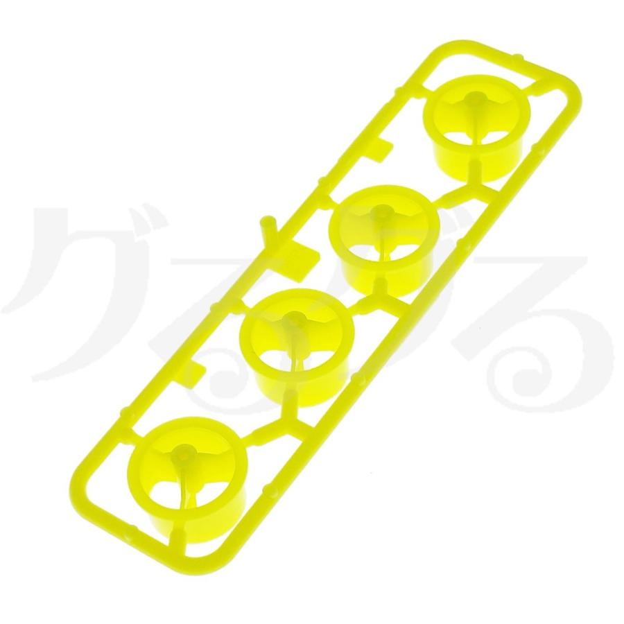 ミニ四駆 タミヤ 【Bパーツ】 小径ナローホイール 蛍光イエロー