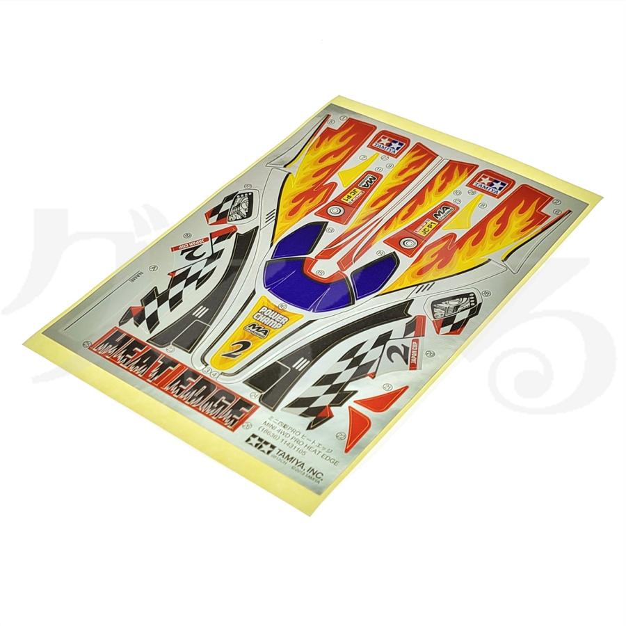 ミニ四駆 タミヤ 【ステッカー】 18636 ヒートエッジ ステッカー単品