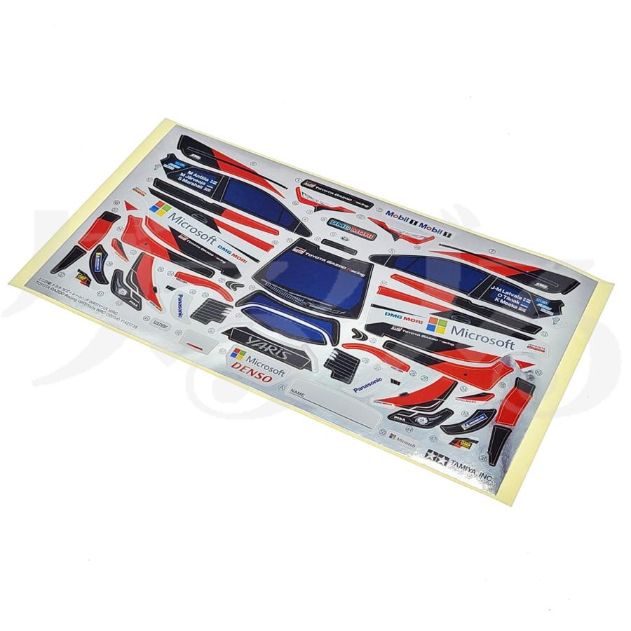 ミニ四駆 タミヤ 【ステッカー】 18654 トヨタ ガズーレーシング WRT