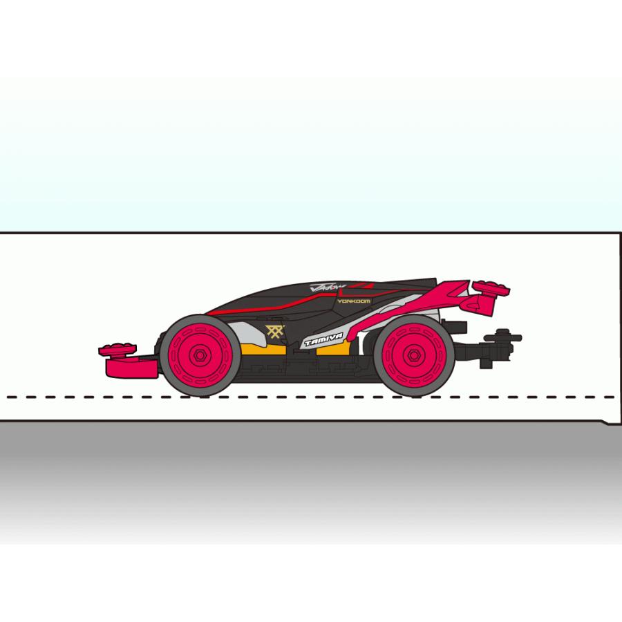 ミニ四駆　ジャドーエース　クリヤーレッド レーザーミニ四駆シリーズ ジャドーエース 【VZ】 | 3249.jp