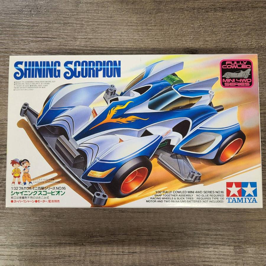 タミヤ　ミニ四駆　シャイニングスコーピオン　バイオレット　など、６個　詰め合わせ タミヤ 1/32 フルカウルミニ四駆 No.36 シャイニング
