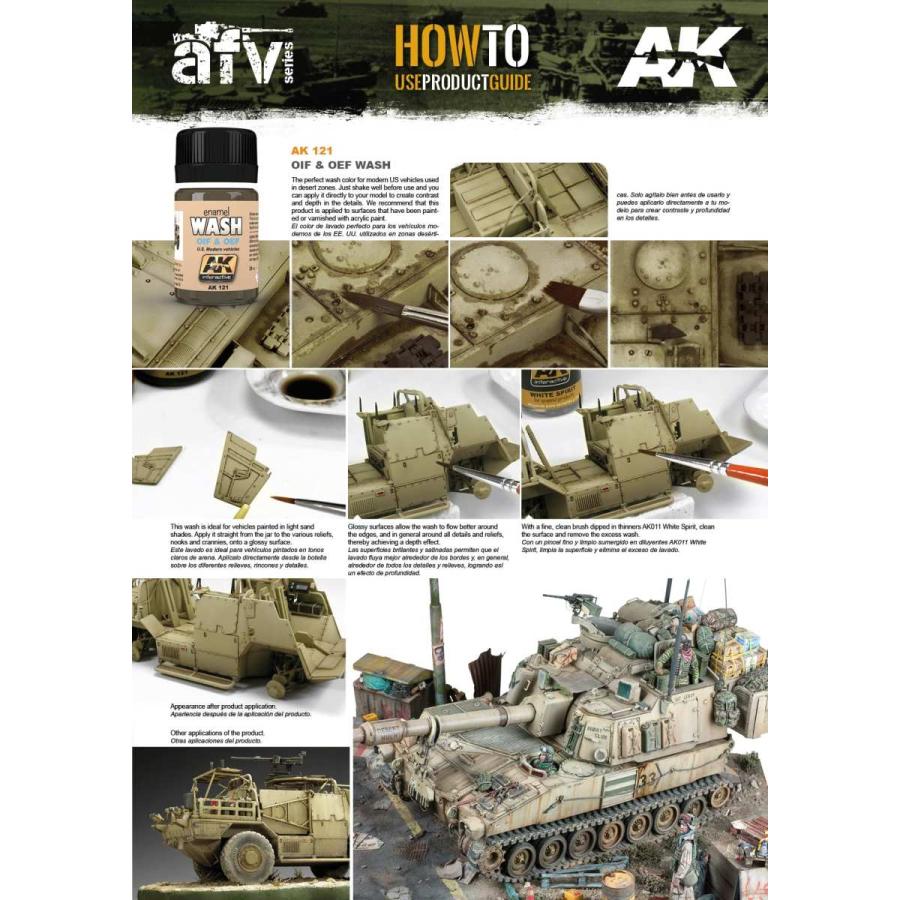 現用アメリカ軍イラクの自由作戦 Oif 不朽の自由作戦 Oef の車両用ウォッシュ Oif Amp Oef Us Ak 121 Wash 35ml 春夏新作モデル Vehicles