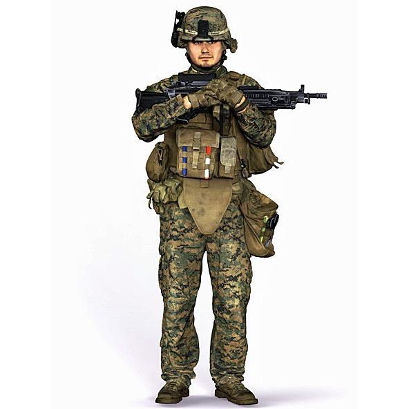 現用アメリカ海兵隊 【在庫処分】 機関銃手 2015年 Machine Gunner US 1 税込 Corps 35 Marine 2015