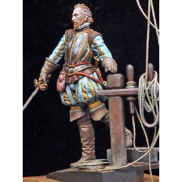 海賊　フランシス・ドレーク  Sir Francis Drake  75mm｜miniature-park｜03