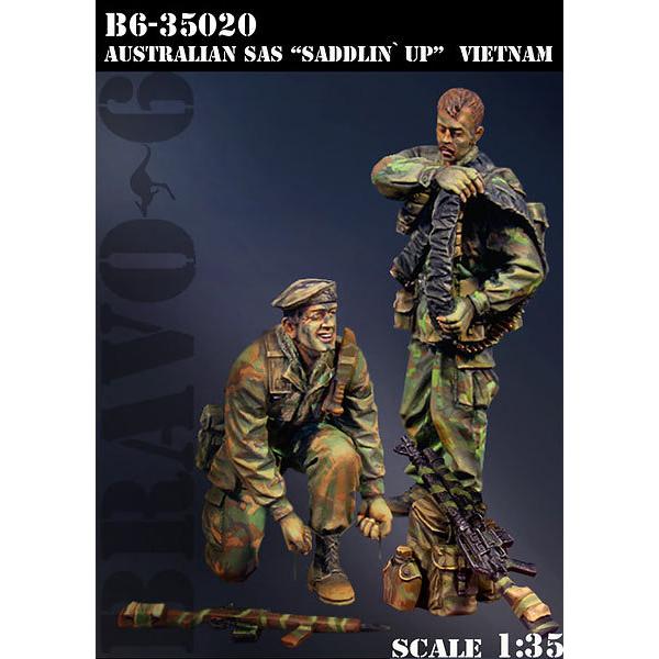 現用オーストラリア軍 Sas 装備品装着 ベトナム 2体入 Australian Sas Saddle Up 1 35 B6 350 B6 350 ミニチュアパーク 通販 Yahoo ショッピング